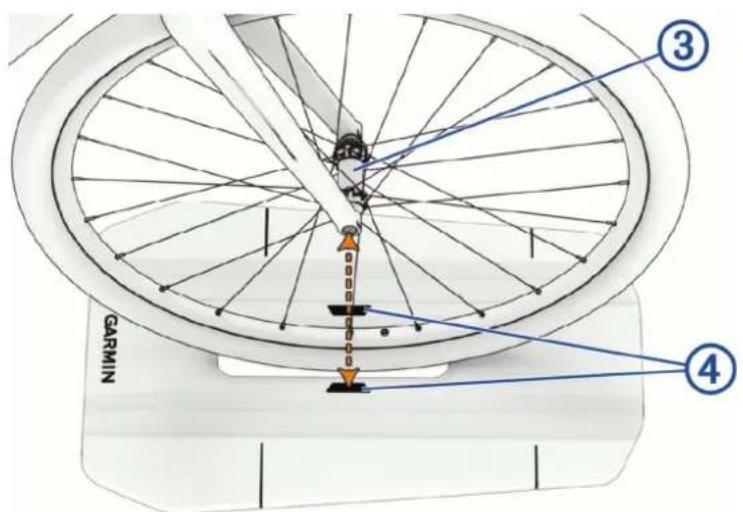Tacx Alpine - Positionnement de la base oscillante - 2