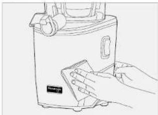 KUVINGS REVO830 - Clean the body with a soft damp towel and dry. - 1