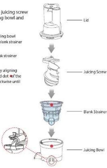 KUVINGS REVO830 - HOW TO USE THE BLANK STRAINER - 3