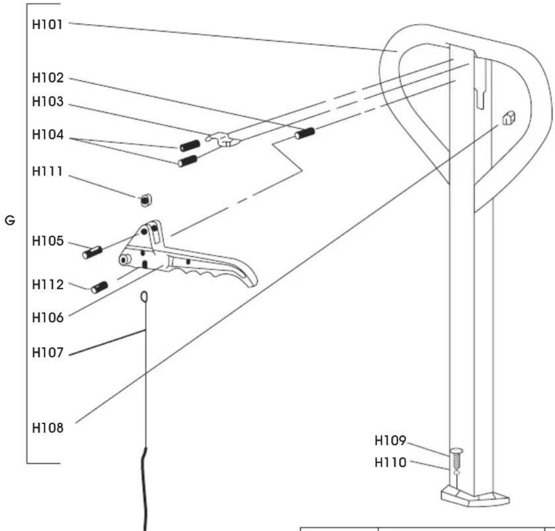 Uline H-1679 - PARTS DIAGRAM CONTINUED - 1