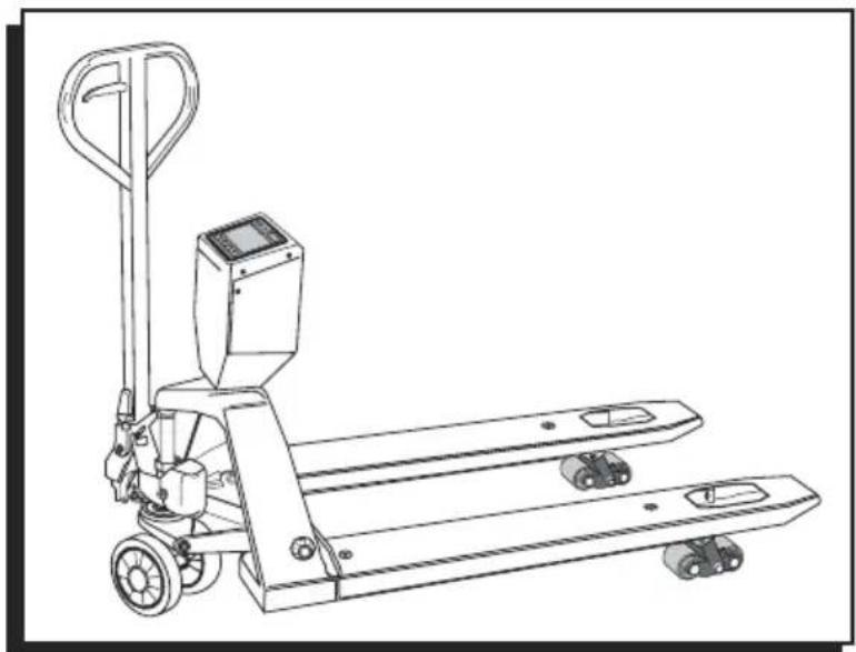 Uline H-1679 - PALLET TRUCK SCALE - 1