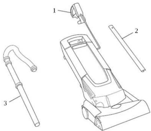 Uline H-10400 - HANDLE PARTS - 1