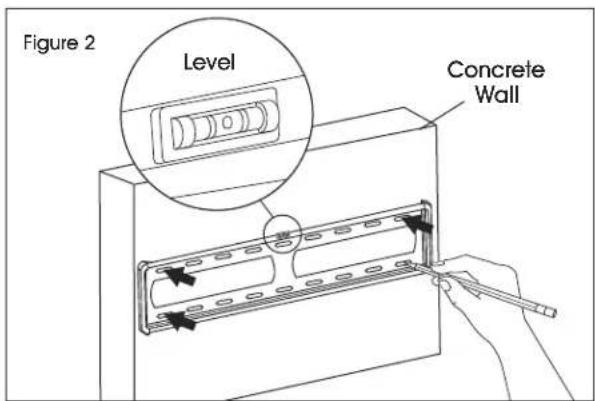 Uline H-10160 - ATTACHING TO CONCRETE WALL - 1