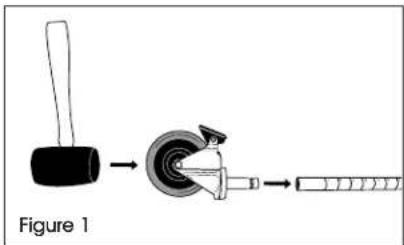 Uline H-10386 - INSTALLATION DES ROULETTES - 1