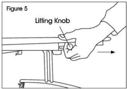 Uline H-10333 - FLIPPING TABLE TO STORE - 1