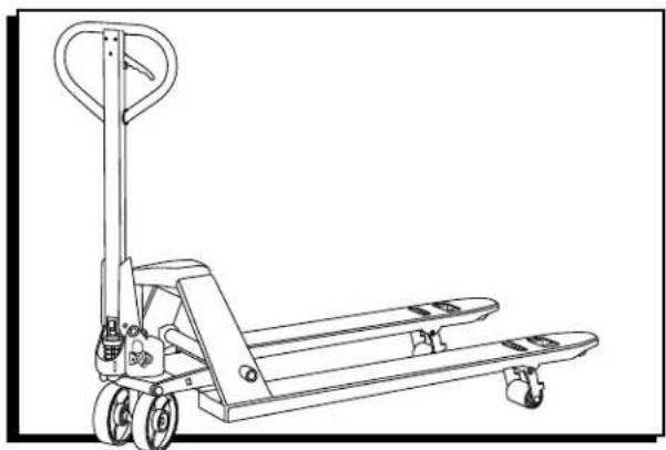 Uline H-2917 - ULINE H-2917 TRANSPALETTE AJUSTABLE - 1