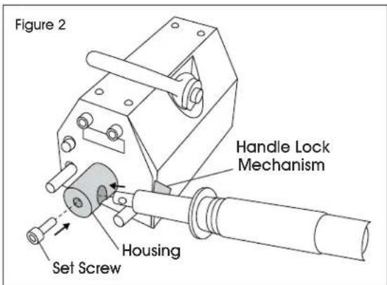 Uline H-11640 - HANDLE ASSEMBLY - 3