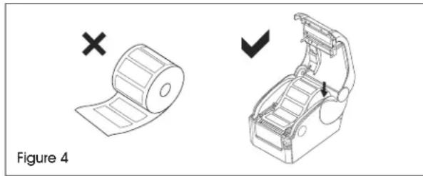 Uline H-7978 - INSTALLATION D'UN ROULEAU D'ÉTIQUETTES ADHÉSIVES - 4
