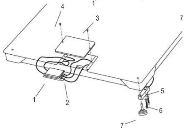 Uline H-10902 - SCHEMA DES PIECES - 4