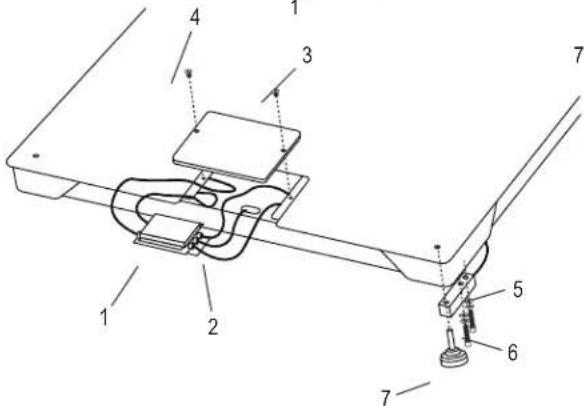 Uline H-10902 - DIAGRAMA DE PARTES - 4