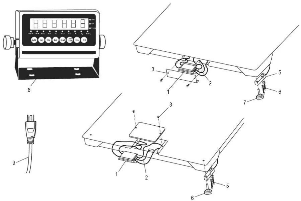 Uline H-10905 - SCHÉMA DES PIÈCES - 1