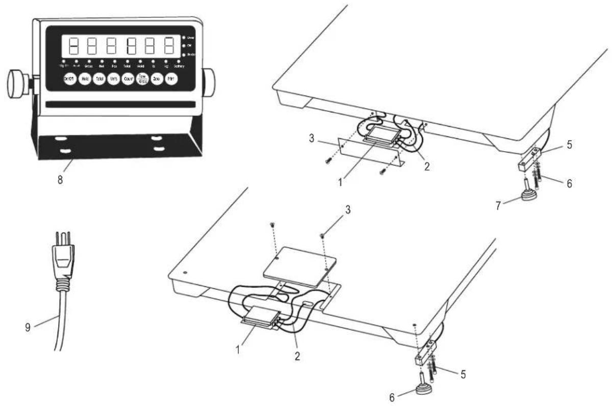 Uline H-10905 - DIAGRAMA DE PARTES - 1