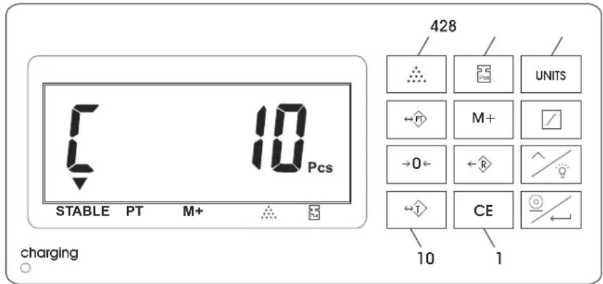 Uline H-794 - FUNCIÓN DE CONTEO - 1