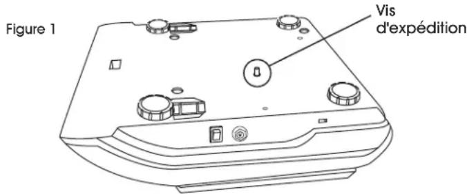 Uline H-10838 - RETRAIT DE LA VIS D'EXPÉDITION - 1