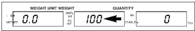 Uline H-1116 - DÉFINITION D'UN PRÉRÉGLAGE DE POIDS UNITAIRE - 1