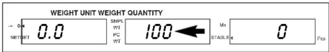 Uline H-1116 - SETTING A UNIT WEIGHT PRESET - 1
