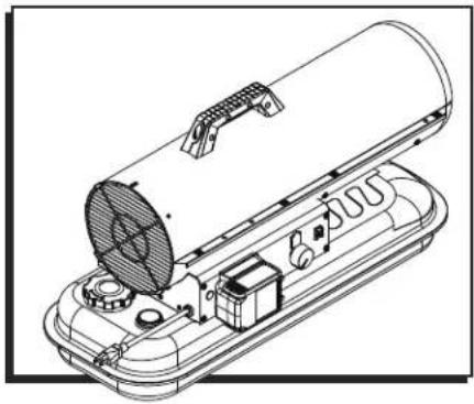 Uline H-11009 - APPAREIL DE CHAUFFAGE | uline.ca À AIR PULSÉ ALIMENTÉ PAR BATTERIE - 2