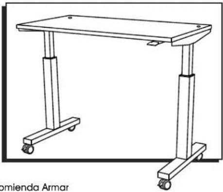 Uline H-7704 - MESA PARA CAPACITACIÓN DE ALTURA AJUSTABLE - 1