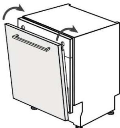 HOOVER HI 6A2S3PSTA-80 - Installasjon av panelet - 4