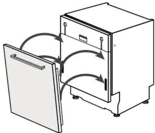 HOOVER HI 6A2S3PSTA-80 - Instalarea panoului - 1