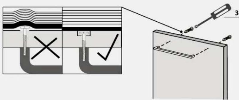 HOOVER HI 6A2S3PSTA-80 - Förberedelse av panelen - 3