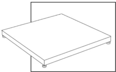 Uline H-10907 - BALANCE DE PLANCHER À | uline.c PROFIL BAS EN ACIER INOXYDABLE - 1