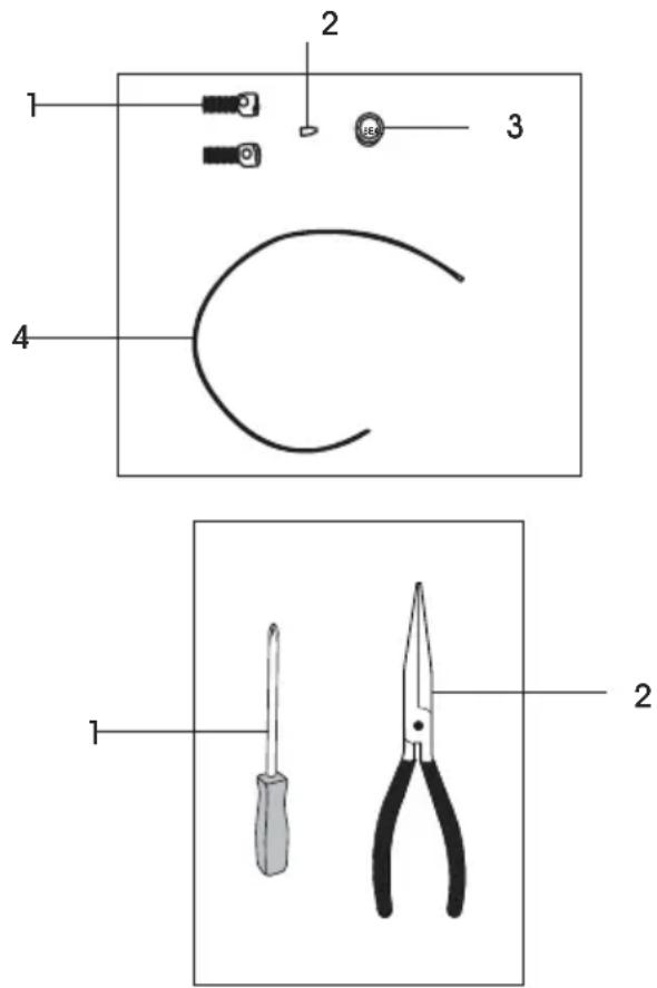 Uline H-11553 - COMPONENTES Y HERRAMIENTAS NECESARIAS - 1