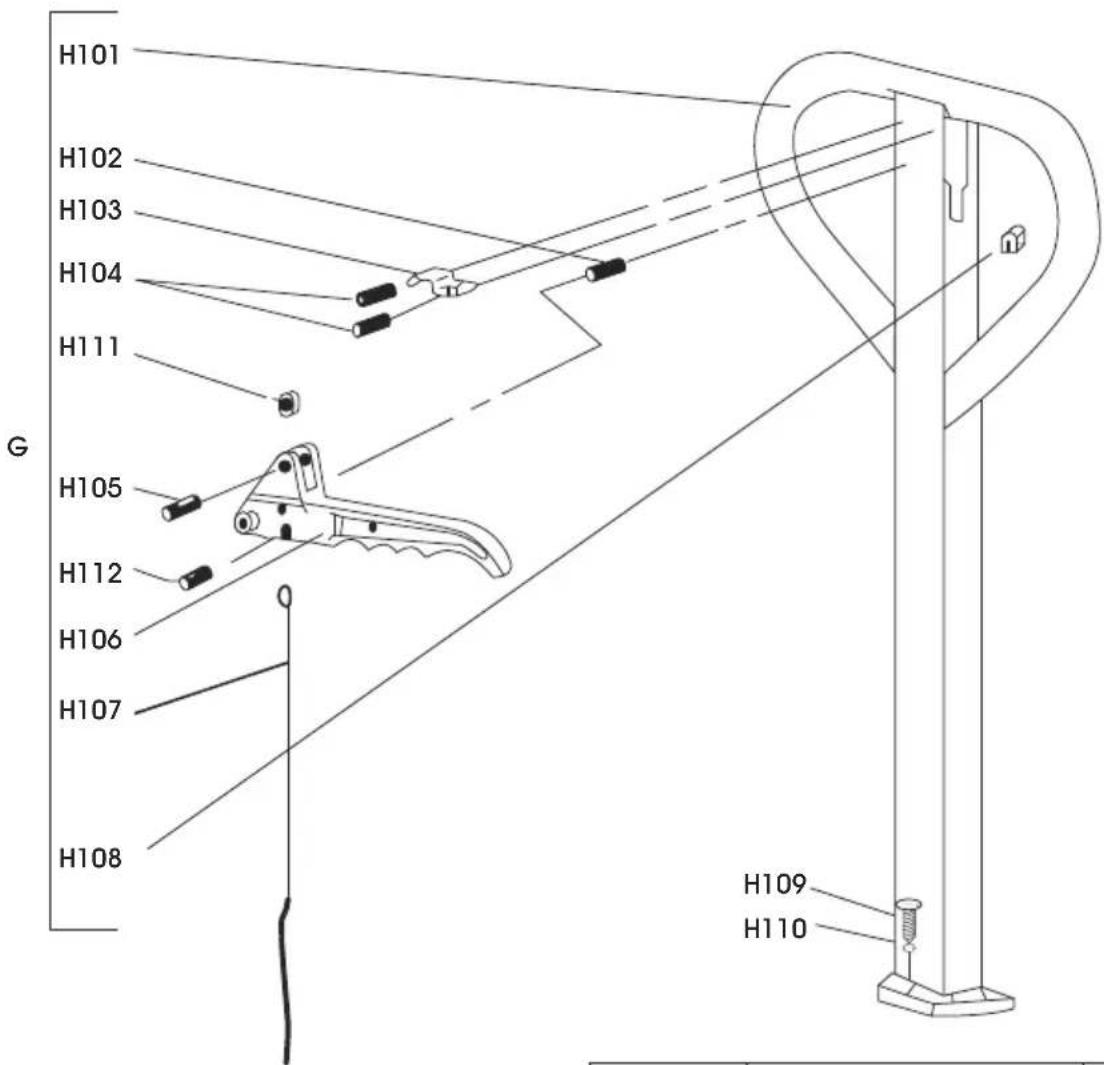 Uline H-11553 - PARTS DIAGRAM CONTINUED - 1