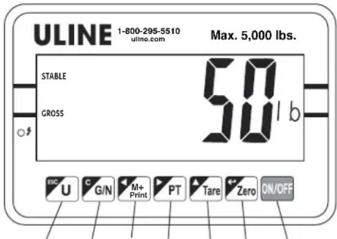 Uline H-4564 - REVISION DE LOS CONTROLES - 1
