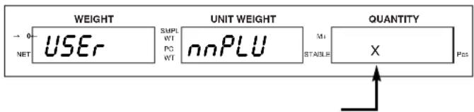 Uline H-1114 - Press ZERO, then 1, 1. - 1
