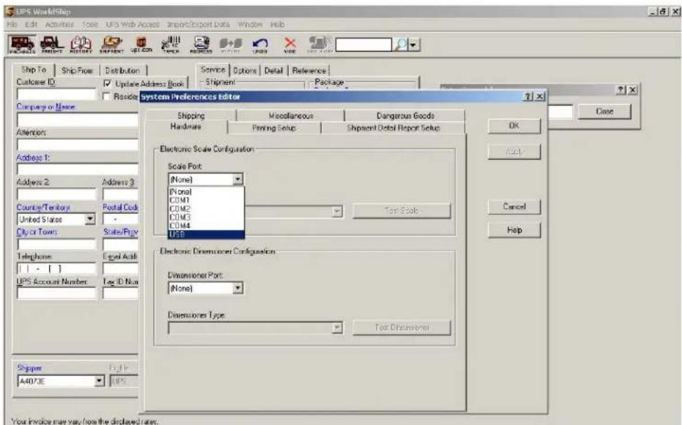 Uline Mettler-Toledo H-5275 - UPS WORLDSHIP SOFTWARE SETUP - 2