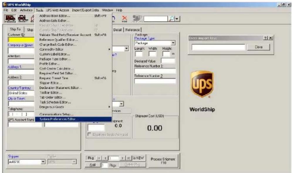 Uline Mettler-Toledo H-5275 - UPS WORLDSHIP SOFTWARE SETUP - 1