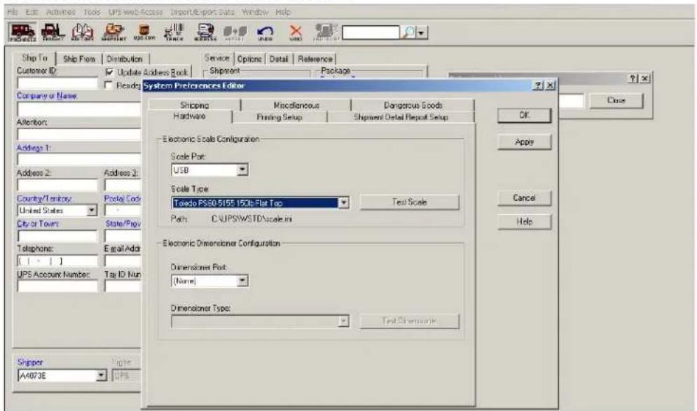 Uline Mettler-Toledo H-5275 - UPS WORLDSHIP SOFTWARE SETUP CONTINUED - 2