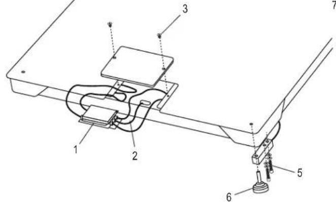 Uline H-4604 - PARTS DIAGRAM - 4