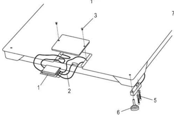 Uline H-4604 - DIAGRAMA DE PARTES - 4