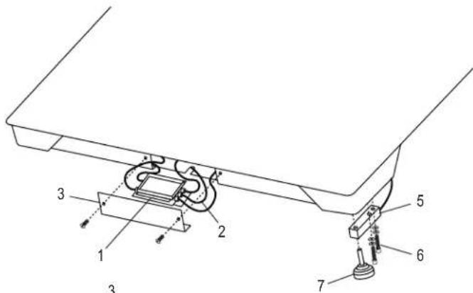 Uline H-4604 - PARTS DIAGRAM - 2