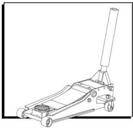 Uline H-10468 - ULINE H-10467, H-10468 VÉRIN DE PLANCHER HYDRAULIQUE - 1