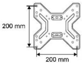 Uline H-10161 - ATTACHING MONITOR PLATE - 1