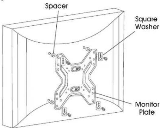 Uline H-10161 - SQUARE WASHER - 5