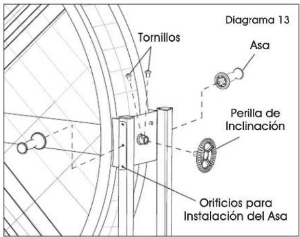Uline H-11632 - ENSAMBLE DE LA PERILLA DE INCLINACIÓN Y EL ASA - 1