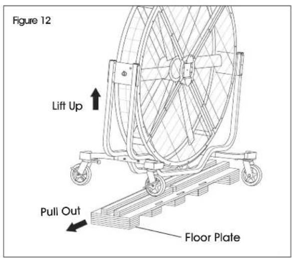 Uline H-11632 - REMOVE THE FLOOR PLATE - 1