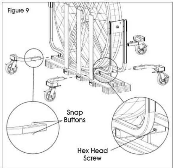 Uline H-11632 - CASTER ASSEMBLY INSTALLATION - 1