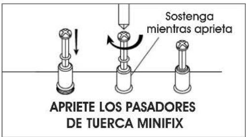Uline H-10295 - iIMPORTANTE! FUNCIÓN DE LA TUERCA MINIFIX - 3