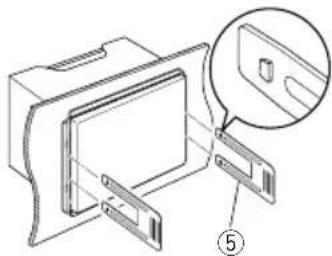 JVC KW-M593BT - Removing the unit - 1