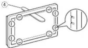 JVC KW-M593BT - Removing the trim plate - 1