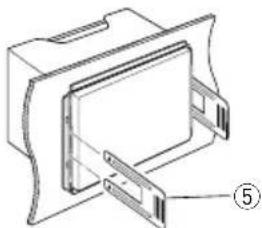 JVC KW-M593BT - Removing the unit - 2