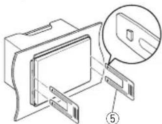 JVC KW-M593BT - De eenheid verwijderen - 1