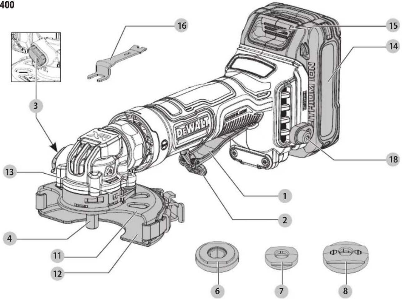 DEWALT DCG400 - 2