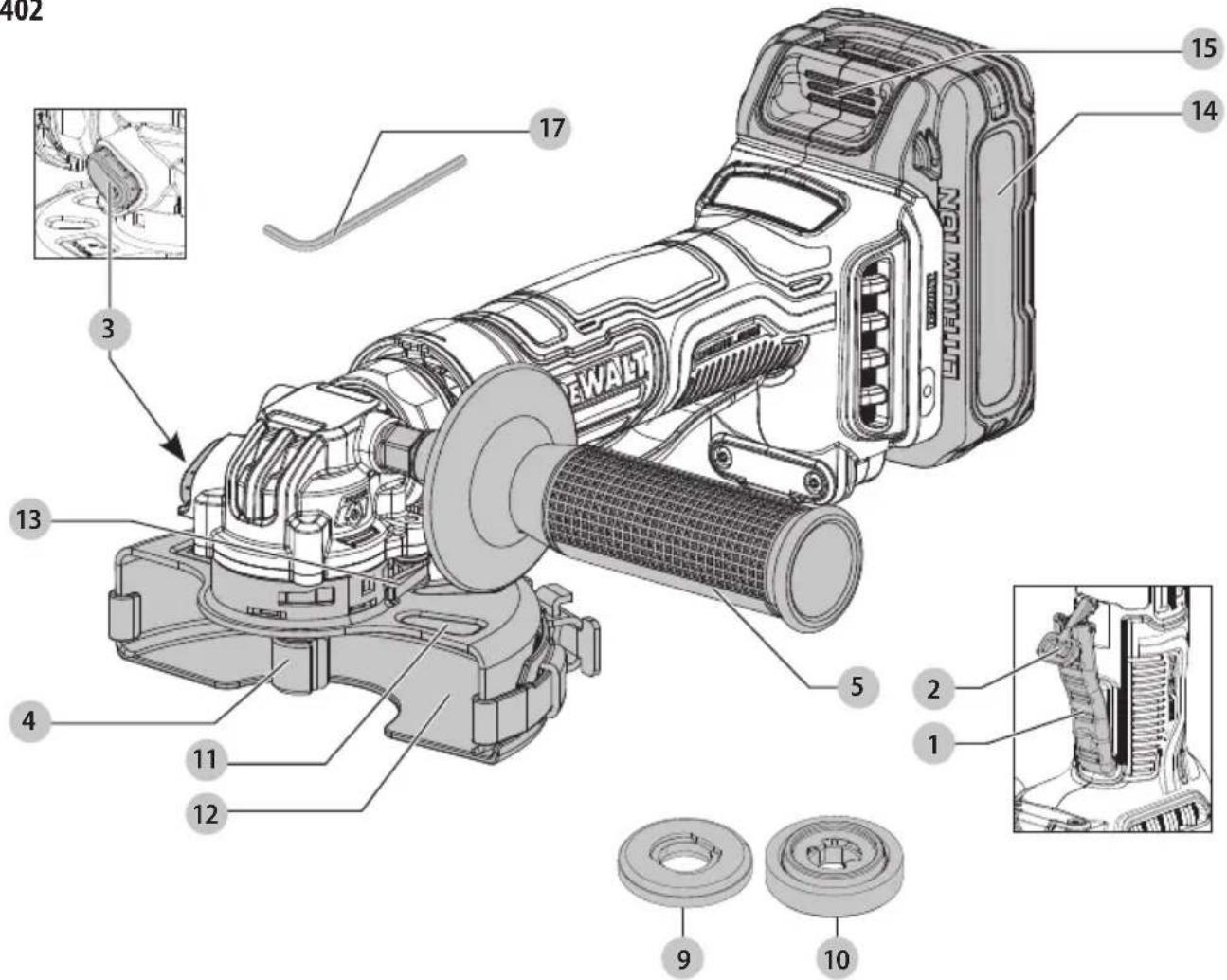 DEWALT DCG400 - 3