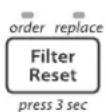 Big Chill BC19BFR - Restablecimiento de filtros - 1